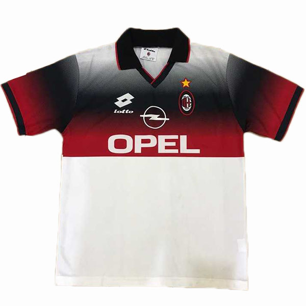AC Milan maglia calcio retrò vintage replica uniforme da uomo bianca da calcio abbigliamento sportivo maglia da calcio 1996-1997